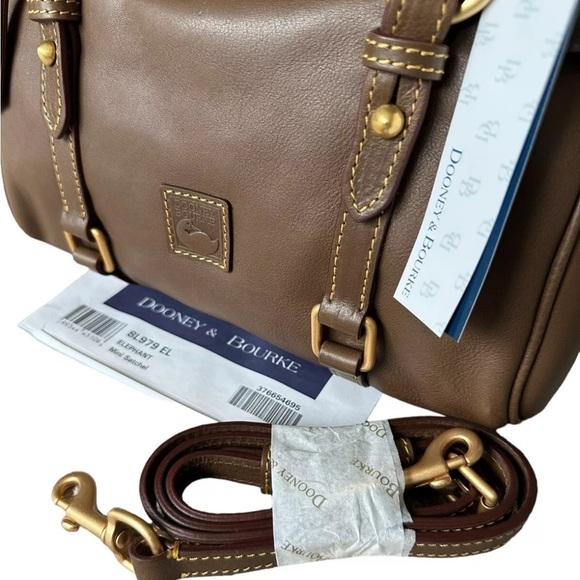 Dooney & Bourke Leather Satchel - Picture 3 of 10